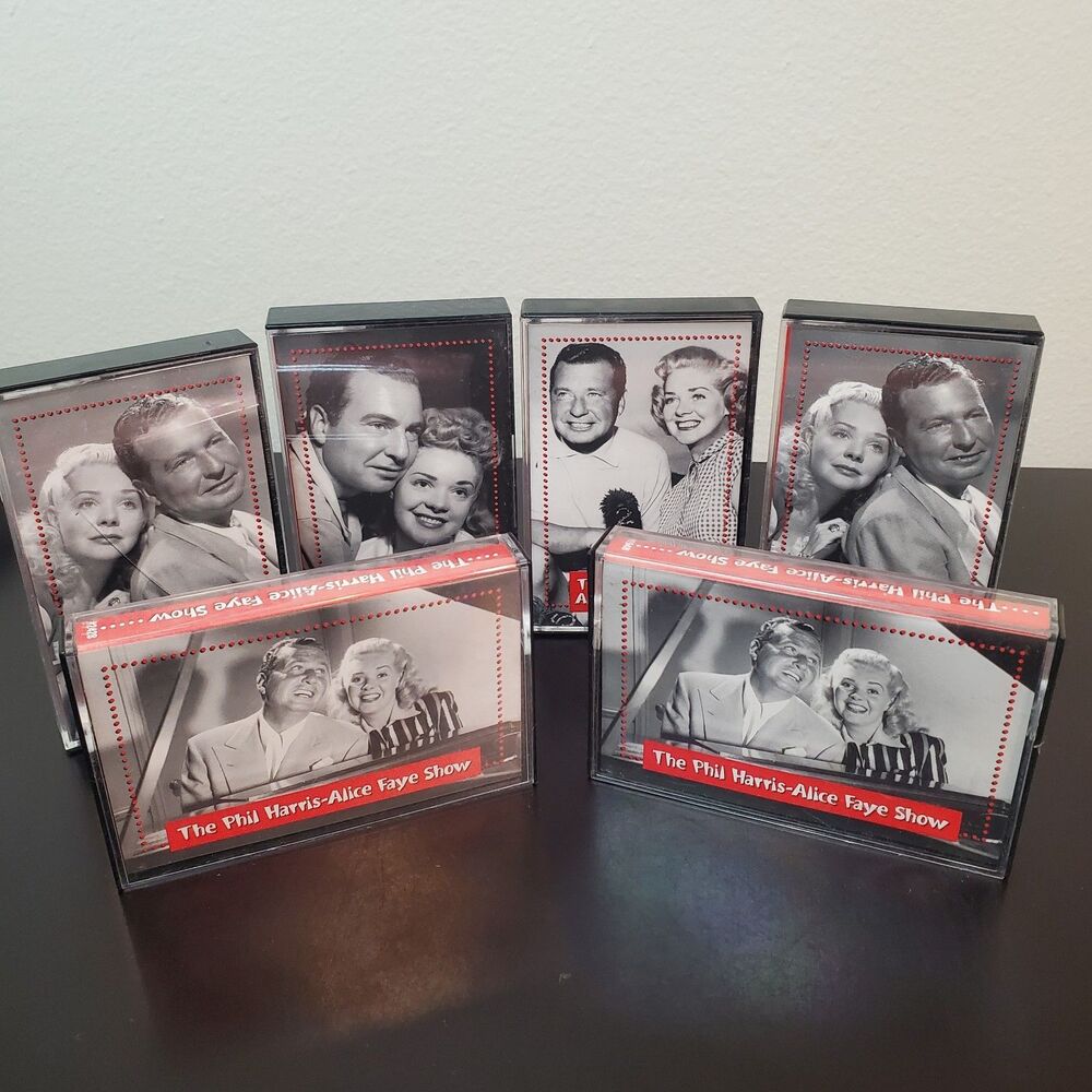 Phil Harris Alice Faye Show 6 Cassettes Radio NBC Rexall Broadcast 1948-50